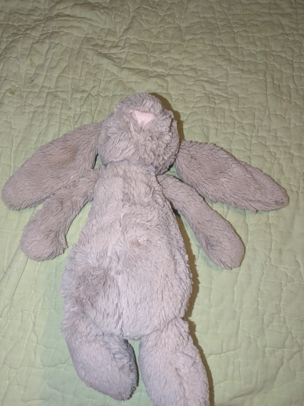 Jellycat Soft Gray Bunny Plush